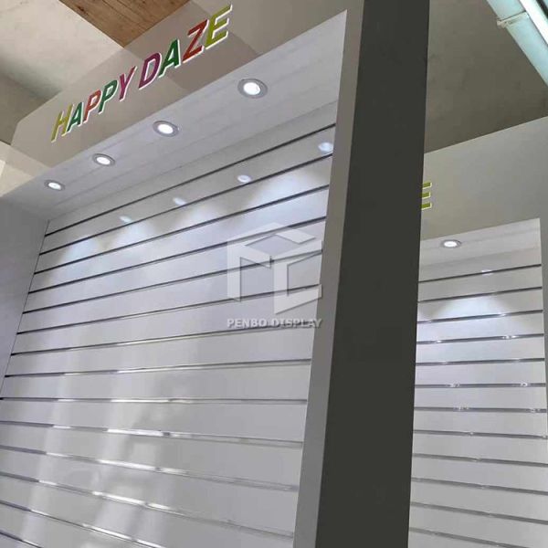 ODM настенного дисплея предкрылка мебели магазина дыма MDF 12mm толстый