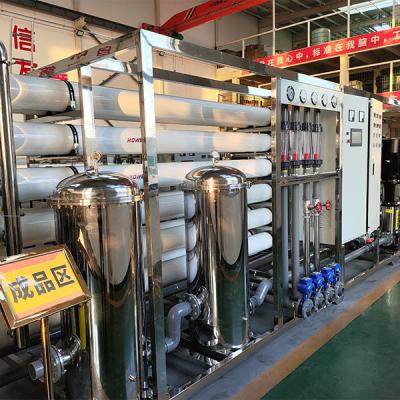 Water Temp 10-40C Reverse Osmosis System for Complete Bottling Line Water Treatment 30 ton