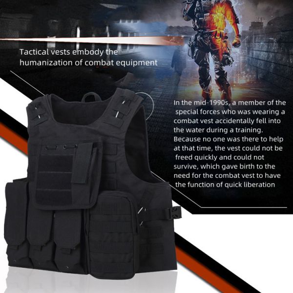 1000D Nylon Military Tactical Backpack Plate Carrier Tear Resistance Quick Release