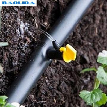 Mangueira plástica do gotejamento da cor de Fed Greenhouse Watering System Black da gravidade do jardim