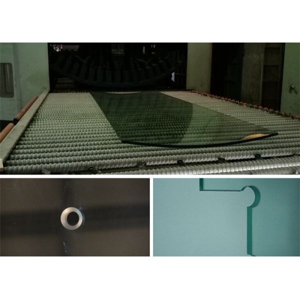 Solid Tempered Safety Glass Door 8mm / 10mm / 12mm Thick Toughened Door Glass With Grooves / Holes
