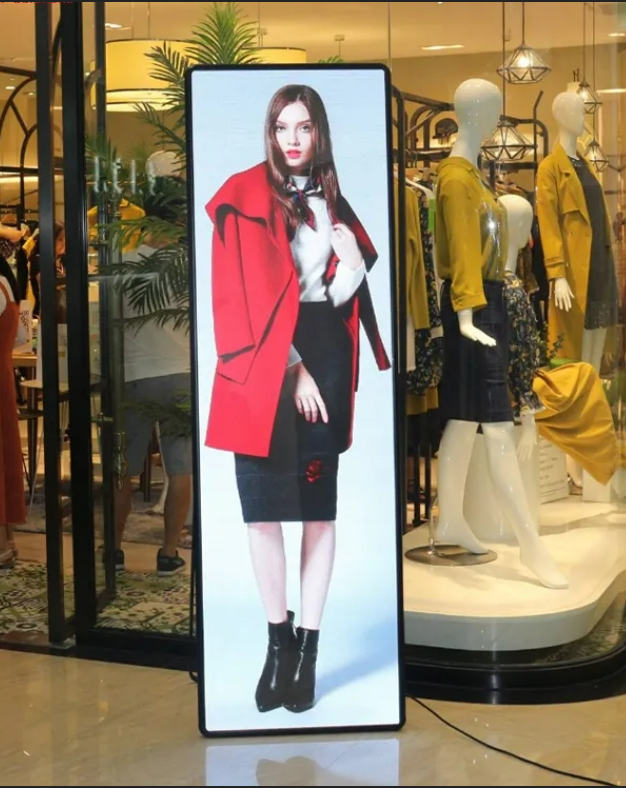 Eye Catching Led Poster Video Display 100000H Advertisement Led Poster Screen