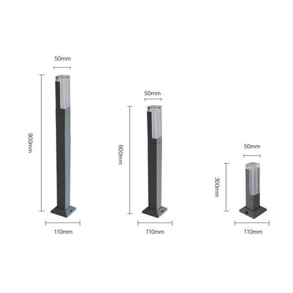 Landscape IP67 Outdoor LED Garden Lights , Unique Design Garden Bollard Lights