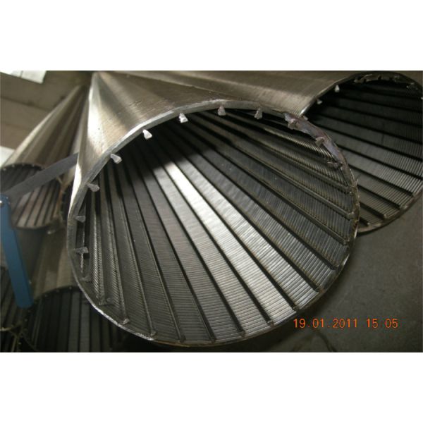 Трубка нержавеющей стали AISI 316 экрана слота OD 126mm непрерывная