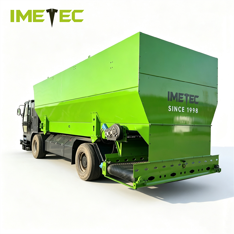 Full Hydraulic Self Propelled Silage Wagon Leftover Collector For Cattle Sheep Ranch