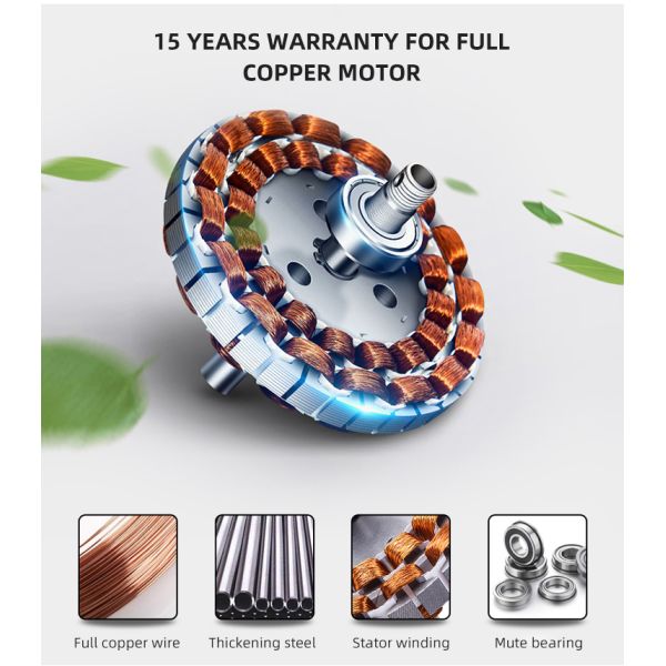 3 Blades 65w Iron Solid Wood Ceiling Fan Light 52Inch Led Indoor Ceiling Fan