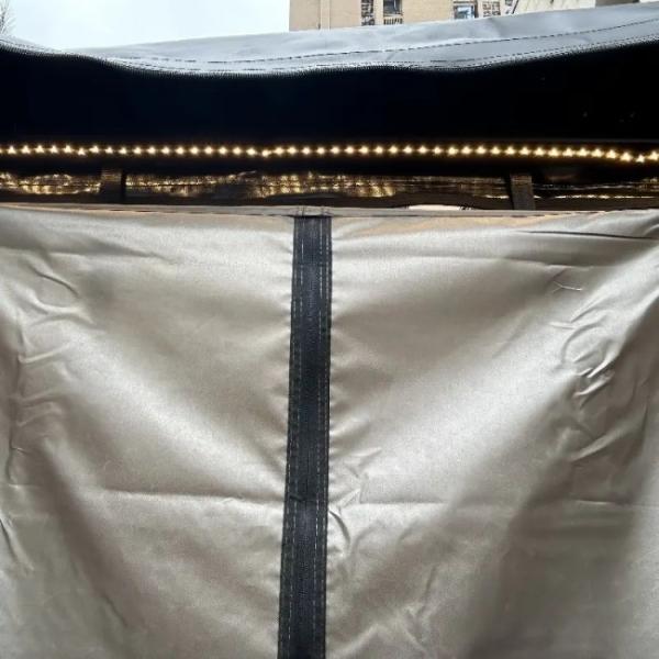 PVC Soft Shell Camping Shower Tent For Outdoor Camping With Roof