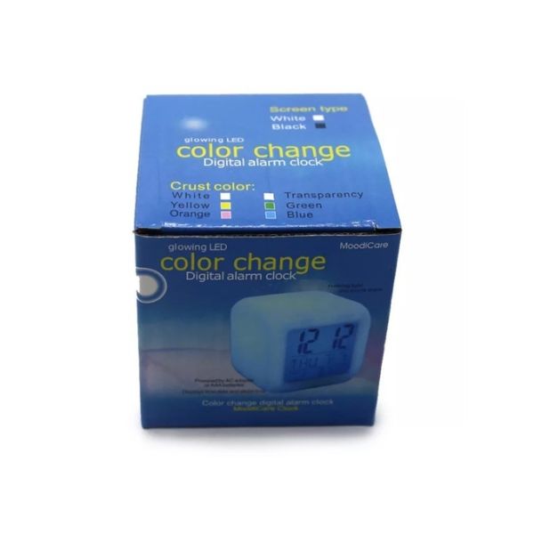 Digital Display Sublimation Clock Blanks With 4 Sides Printing Perfect For Night Light Customization