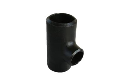 Black Color Carbon Steel Reducing Tee Seamless Type ASTM A420 WPL6 Material