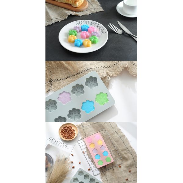 Bandejas del cubo de hielo del silicón del FDA