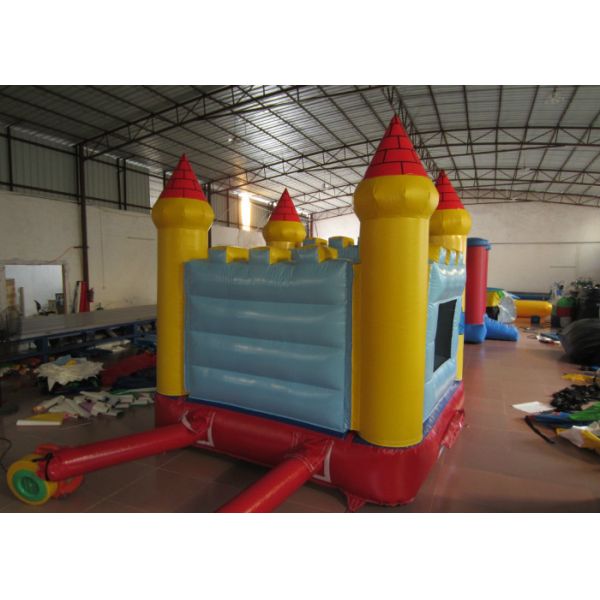 дом замка Smurf брезента PVC 0.55mm раздувной скача/небольшой дом прыжка младенца