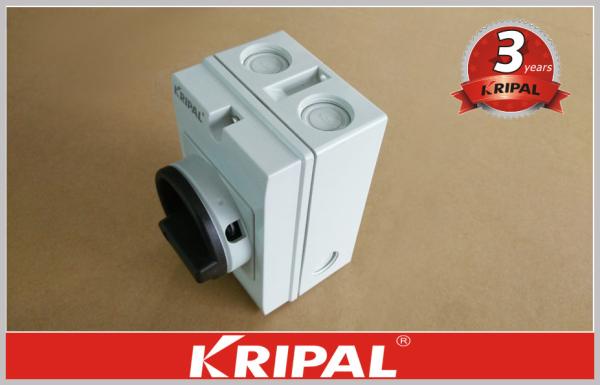 Miniature Solar PV 25A Power Isolation On Off Rotary Disconnect Switch IP66