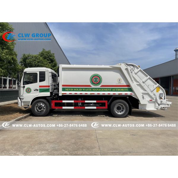 Dongfeng Kingrun 12000 отброса литров тележки Compactor к Африке