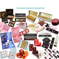 Sélection personnalisée Emballage de barres de chocolat en carton Boîte à bonbons pour les bonbons de macarons