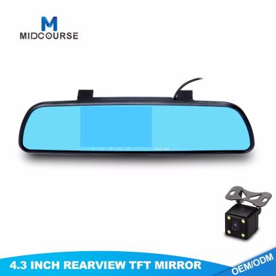 Câmera e espelho retrovisor alternativos impermeáveis da visão noturna 1080p com 4 controlo a distância do LCD Monitorr/da polegada