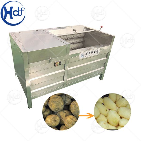 Stainless Steel Small Scale Frozen Potato Chips Making Machine Fryer French Fries Production Line Price