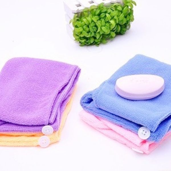 New Fashion 60*22cm Microfiber Absorbent Magic Quick Dry Hair Cap Dry Hair Hat Dry Hair