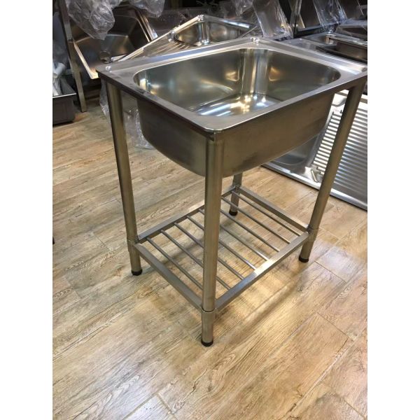падение раковины нержавеющей стали таза 0.7mm одиночное в шаре 600*430mm раковины одиночном