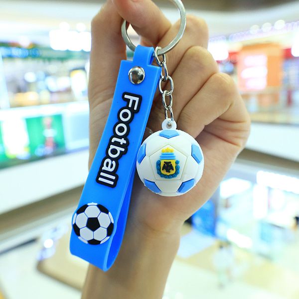 Футбольные ключевые цепи Аксессуары Милые ключевые цепи Каваи Нетоксичные для детей Мальчики Девочки Женщины