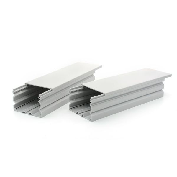 Big Size PVC Trunking ABS PP Extruded Channel Plastic Profiles Customized