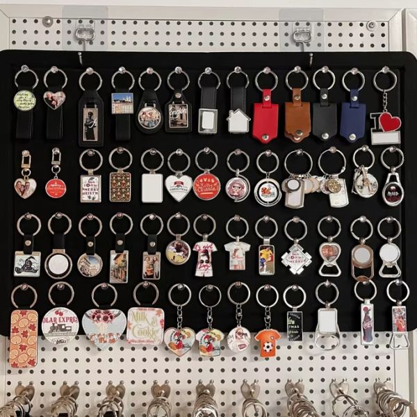 Diy Picture Keychain Personalized Promotional Sublimation Key Rings