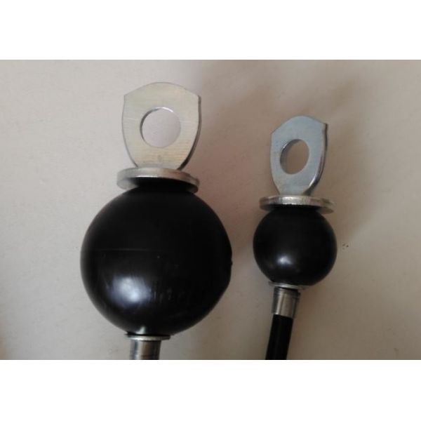 Черная веревочка провода спортзала диаметр 1/4 дюймов наружный для собрания оборудования спортзала