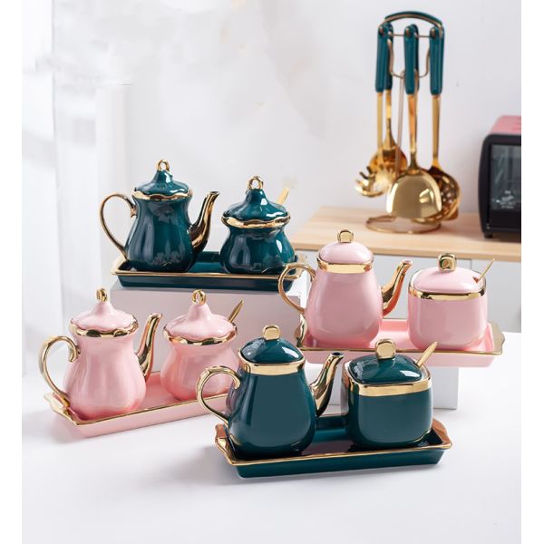 Vintage Porcelain Soup Teapot Small Ceramic Teapot For Banqueting