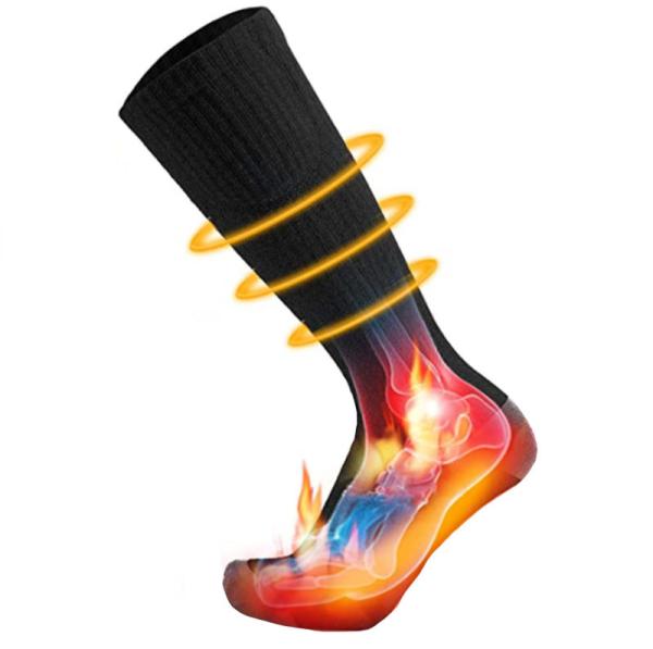 Graphene Heating Sheet 100% Pure Cotton Fabric Technology Electric Foot Warmer Socks
