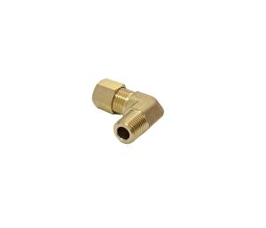 Brass Compression Tube Fitting 90 Degree Male Elbow Tube OD x NPT Male 1/4"