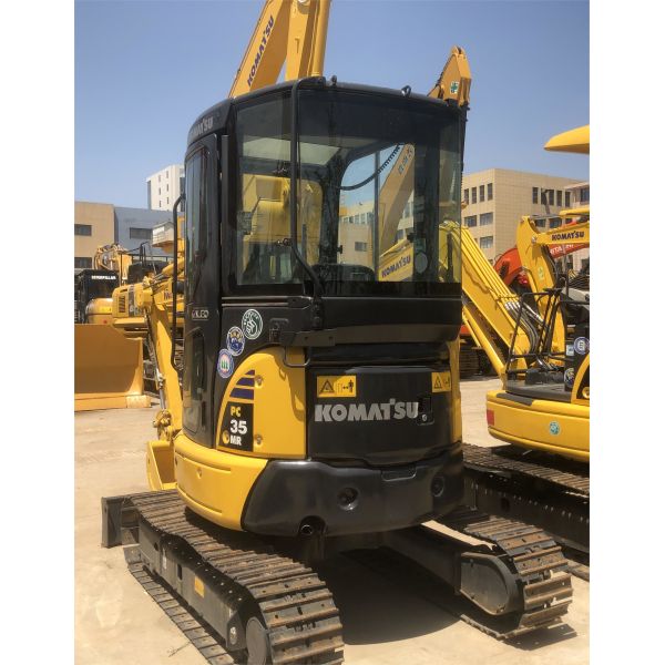 Small 3.5 TON Used Excavator Equipment Komatsu PC35 Mini Excavator Digger