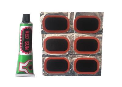 Bicycle Tube Cold Patch Tube Repair Patch Slim Patch with Rubber Solution
