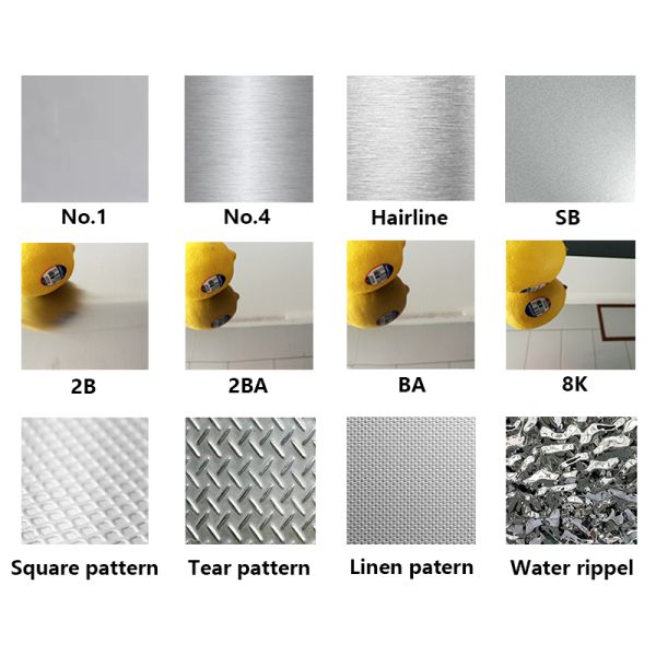 SS AISI GOST ASTM 304 203 301 Coil en acier inoxydable de qualité 2B n° 1 Surface 4K