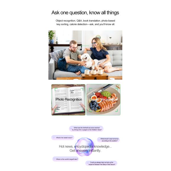 Photochromic Smart Glasses W611 Pro Auto-Tinting Lenses 8MP Camera AI Voice Assistant WiFi 1080P Video IP66 Waterproof Magnetic