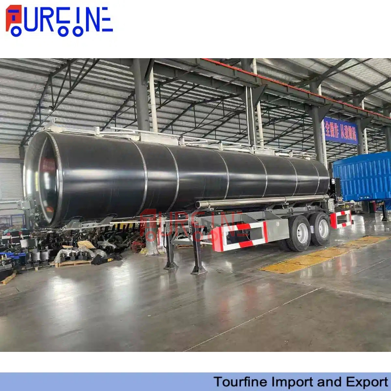40 CBM 2 Axle Bitumen Tank Trailer for Road Construction Projects