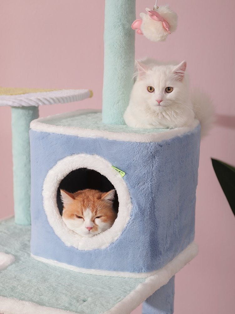 Not Electric Cat Tree 1/2/3/4 Layers Cat Climbing Scratcher with Shipping Cost Included