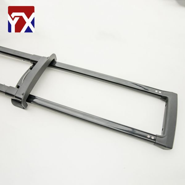 Manufacturers iron ABS retractable luggage trolley handle for luggage case laptop bag