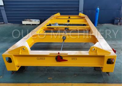 Port Lifting 20ft Container Spreader With Electro Hydraulic Pusher