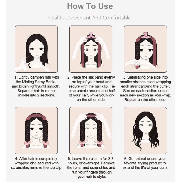 Материал 100% шелка шелковицы ленты Heatless волос шелка завивая гибкий