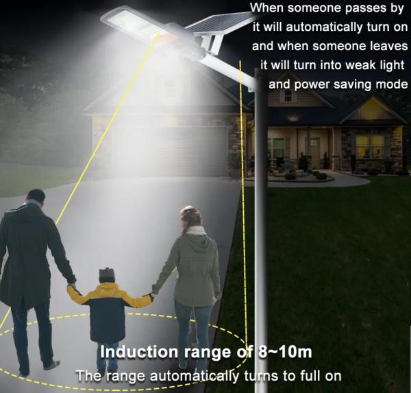 High way, walking ways Solar Powered Street Lights Waterproof Ip67 300w 400w 500w  Led Solar Street Lamp