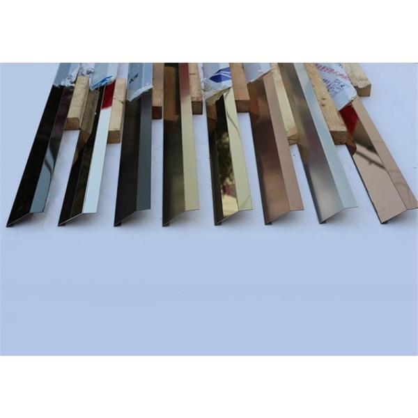 Custom made T shape tile trim 304 stainless steel mirror finish factory price