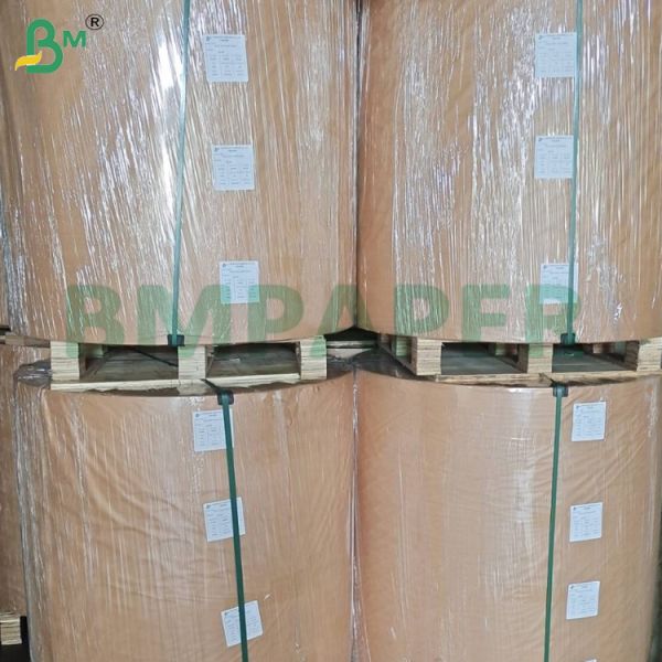 Rollos de papel para bolsas de cemento de alta resistencia de 90 g/m² para envasado de productos químicos