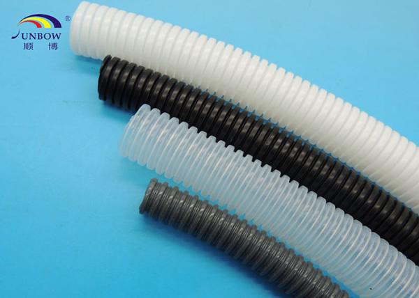 Flame retardent open type corrugated tubing for machinery , electrical equipment , automatic meters
