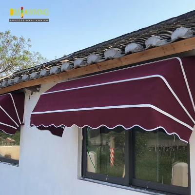European Stype Retractable Aluminium Window Awning Window Awning Parts