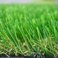 monofilamento artificial 12400 Detex de la onda del doble de la hierba de alfombra del césped de los 4Cm