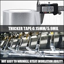 Aluminum Tape, Silver Fiberglass Foil Tapes, Temperature Adhesive Insulation Tape, Thermal Duct Tape For Ductwork