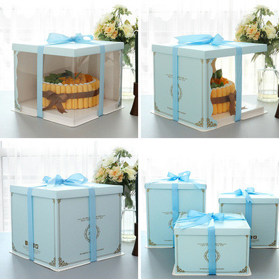 6'' 8'' 10'' 12'' Kraft Paper Birthday Cake Packaging