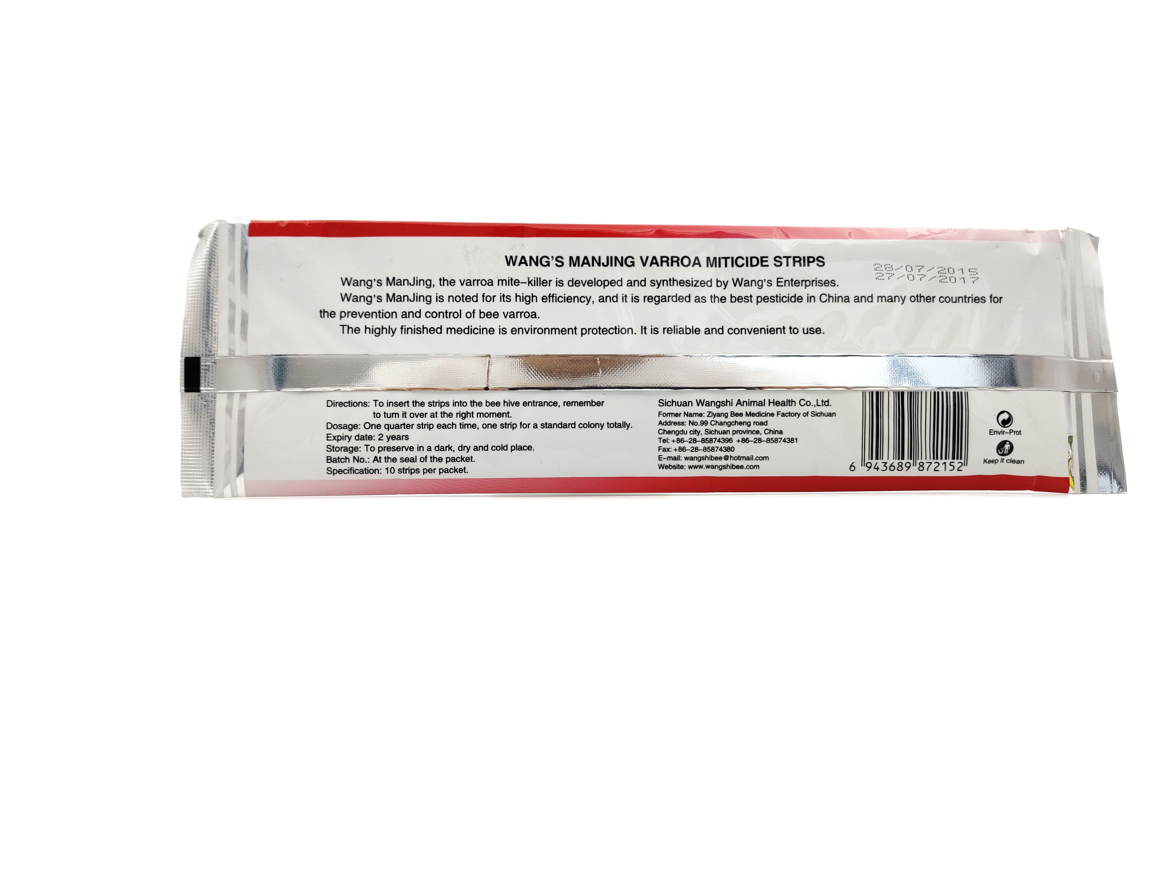 Манджин Флуметрин лечение варроа клещей пчел Полоски клещей Убийца пчелы Медикаменты