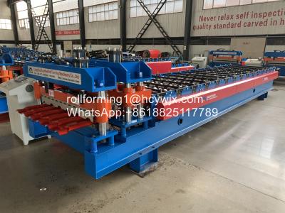 O metal do nível superior vitrificou o rolo da telha de telhado que forma a largura 1250mm da máquina