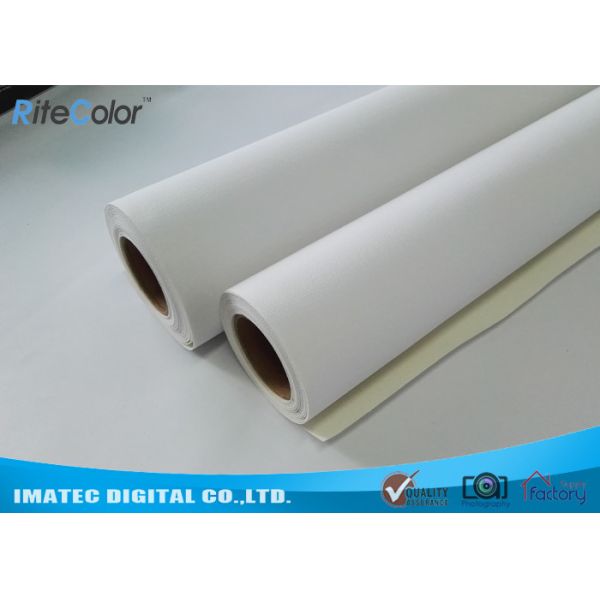 Stretchable Textured Printable Canvas Roll , Eco Solvent Matte Canvas Paper