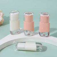 Custom 3.5G Empty Lipstick Tube With Rubber Seal Screw Closure Plastic Lip Balm Tube for Cosmetic Container Plastic Packaging